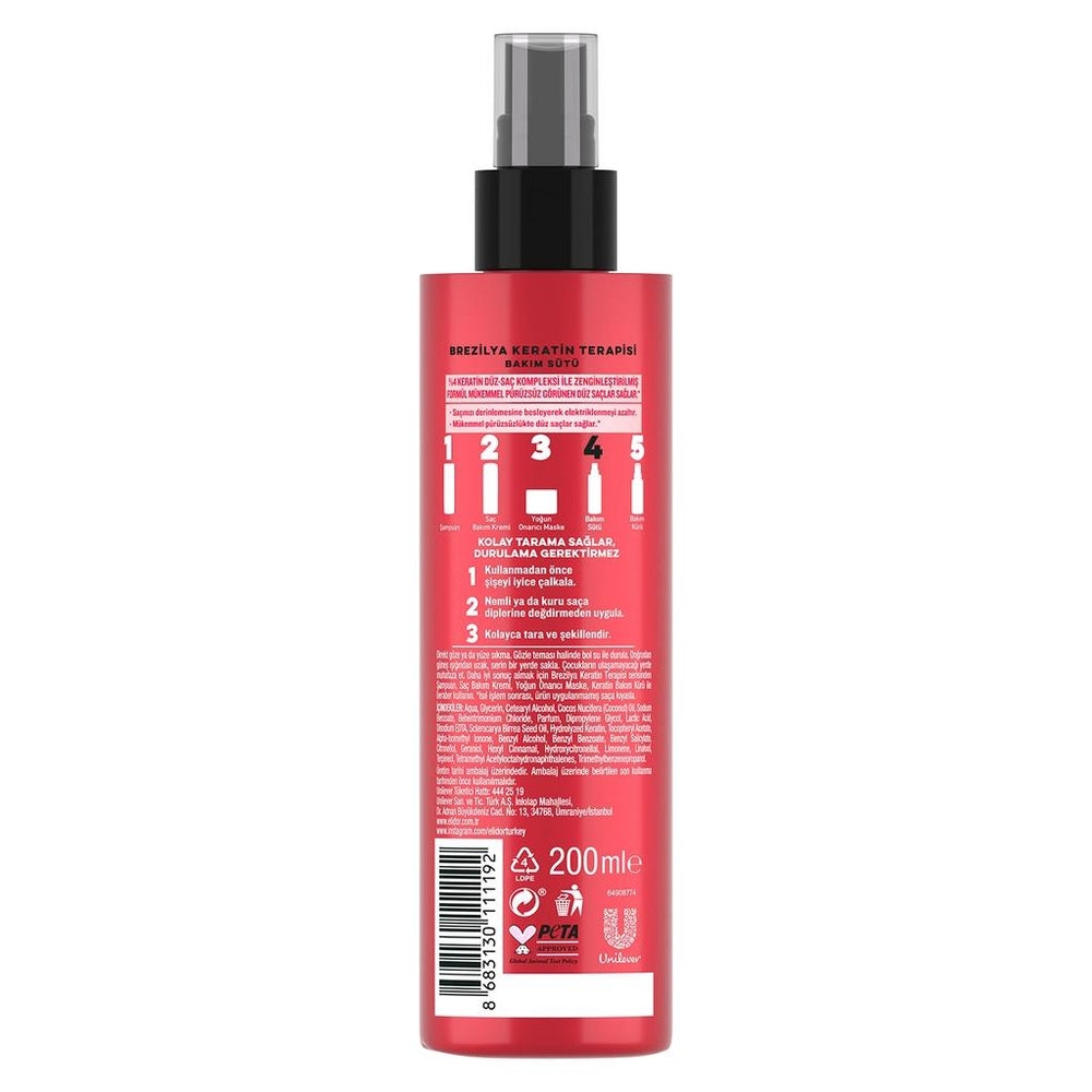 Elidor Brazilian Keratin Therapy Hair Milk 200 ml