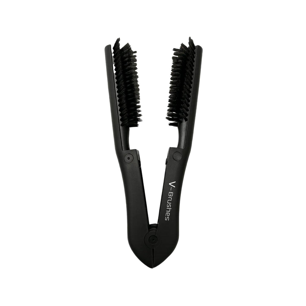 V Brushes Double-Sided Professional V-Style Blowout Brush Black