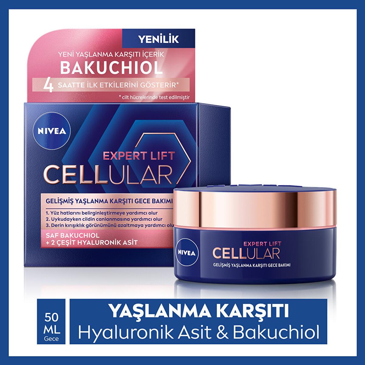 nivea cellular expert lift night cream, nivea night cream with bakuchiol and hyaluronic acid NIVEA Cellular Expert Lift Night Cream with Bakuchiol & Hyaluronic Acid - Anti-Aging | 1.69 fl. oz. NIVEA Cellular Expert Lift Night Cream - Anti-Aging Formula nivea, night-cream, bakuchiol, hyaluronic-acid, anti-aging, skincare, women, sensitive-skin, ai-generated, revitalizing