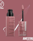 Maybelline Super Stay Vinyl Ink: 16HR Glossy Liquid Lipstick - 110 Awestruck Red. Non-Transfer, Long Lasting Maybelline Lipstick Maybelline Vinyl Ink: 16HR Glossy Lipstick - Awestruck, Lip Color Maybelline lipstick, long lasting lipstick, glossy lipstick, vinyl lip color, non transfer lipstick, liquid lipstick, bright red lipstick, lip color 110 Awestruck, Maybelline Super Stay, glossy liquid lip, lipstick, lip color, long-wearing makeup, glossy finish, vibrant lip colors, non-smudge lipstick, precise appli