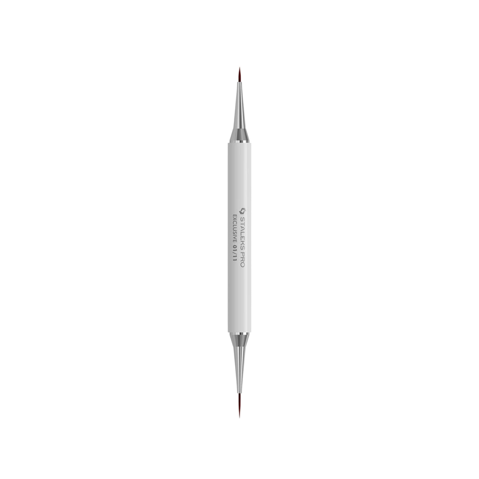 STALEKS Exclusive Double-Sided Liner Nail Brush 7-12mm