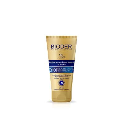 Bioder Anti-Aging Hand Cream 50ml: Reduce Wrinkles & Dark Spots with Collagen, Q10, Arbutin, & Vitamin C. SPF 15 Sun Protection Included. - image 2