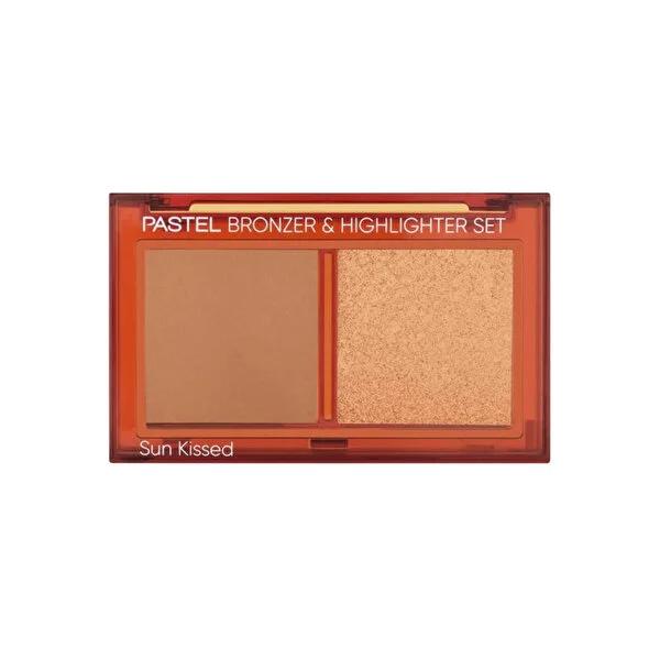 Pastel Profashion Bronzer & Highlighter Makeup Set - Cruelty-Free, Vegan, Dermatologically Tested - Sun Kissed Glow Pastel Bronzer & Highlighter Set - Cruelty-Free, Vegan Makeup Bronzer and Highlighter Set, Cruelty-free Makeup, Vegan Cosmetics, Dermatologically Tested Products, Paraben-free Makeup, Sun Kissed Glow, Natural Makeup, Makeup for Sensitive Skin, Gluten-free Cosmetics, Helal Certified Makeup, Women's Makeup, Beauty Essentials, Makeup Gift Sets, Ethical Makeup Products