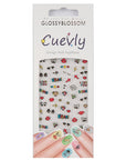 Glossy Blossom Nail Art Sticker Cuevly-966760
