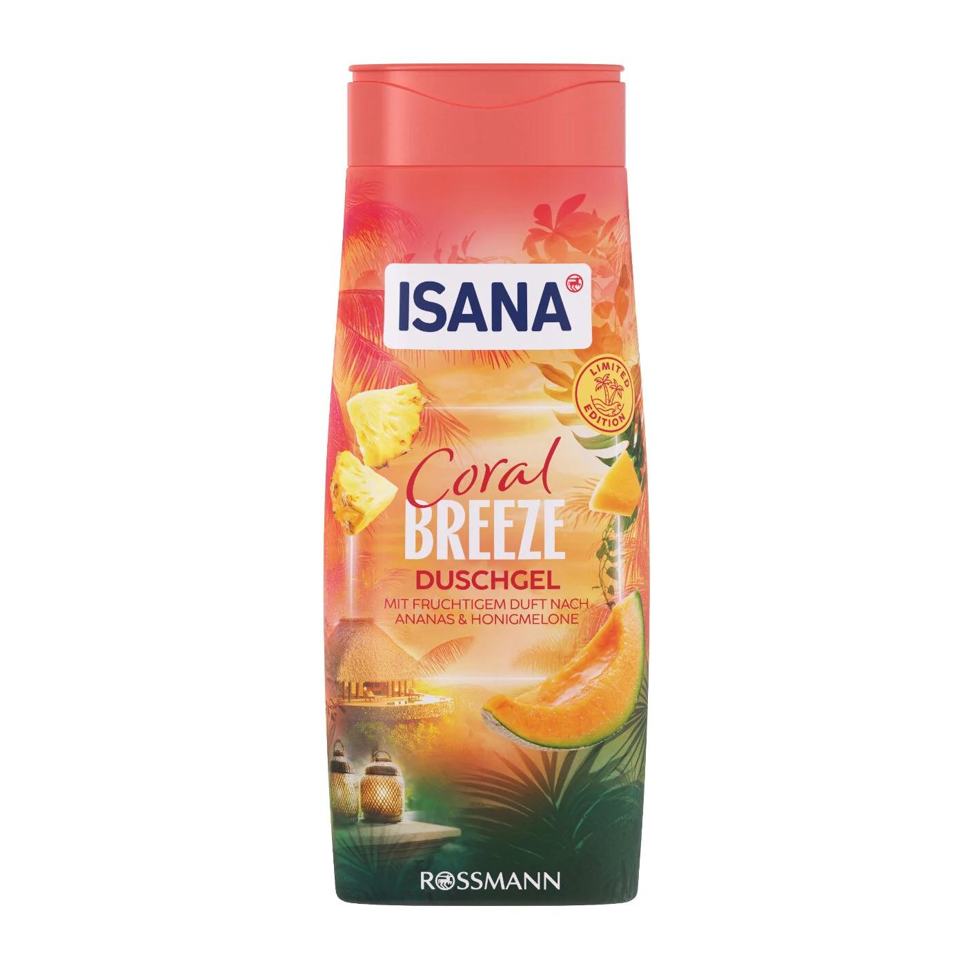 Isana Coral Breeze Shower Gel for Fresh Hydration 300ml