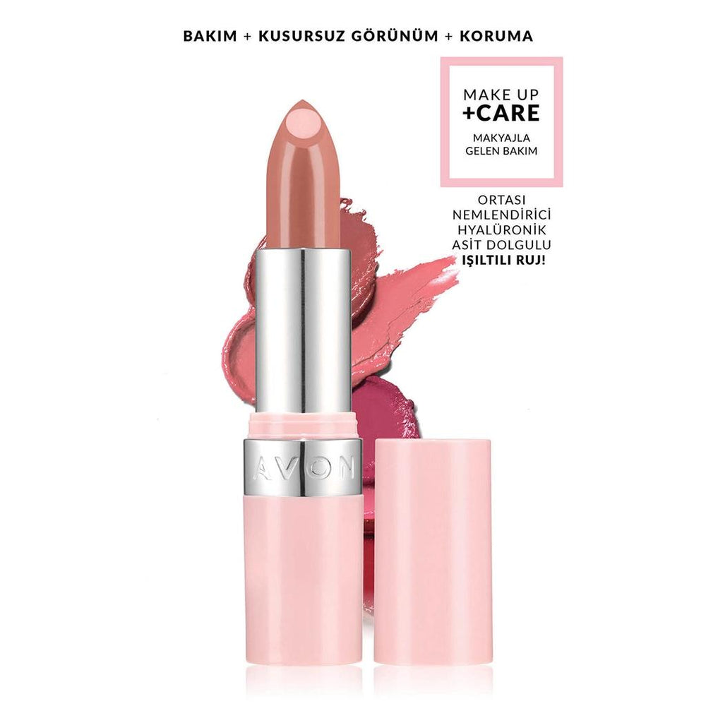 Avon Make Up +Care Hydramatic Shine Lipstick Soft Nude 3.6g