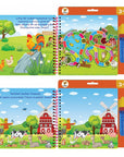 Lino Magic Water Painting Book: Reusable Farm Animal Coloring Book for Toddlers - Mess-Free, Self-Erasing Kids Water Drawing Fun! Lino Magic Water Book: Reusable, Mess-Free Coloring for Kids water painting book, reusable coloring book, magic water book, mess-free coloring, farm animal coloring book, toddler painting activity, kids water drawing, self erasing coloring book, water drawing, kids activity, toddler activity, farm animals, reusable book, magic book, mess-free activity, educational toy, kids paint