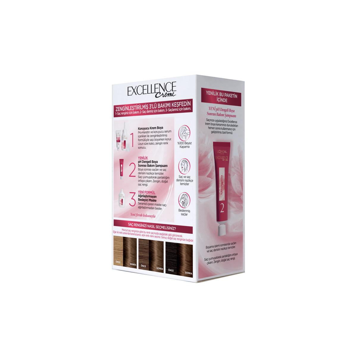 L&#39;Oreal Paris Excellence Creme Hair Dye - 6 Light Brown: 100% Grey Coverage, Keratin &amp; Ceramide for Rich, Long-Lasting Color L&#39;Oreal Hair Dye: 6 Light Brown, Grey Coverage + Keratin hair dye, hair color, grey coverage, permanent hair color, Loreal hair dye, light brown hair dye, at home hair color, hair dye with keratin, hair color with ceramide, hair dye for grey hair, hair coloring, hair treatment, hair care, keratin, ceramide, salon quality hair color, at-home hair color, gray hair solution, hair dye for