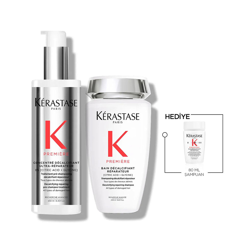 Kerastase Premiere Hair Repair Set for Damaged Hair - Luxury Nourishing Treatment Duo - Hair Mask