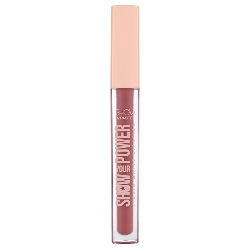 Pastel Show Your Power Likit Mat Ruj 601 - Long-Lasting Vegan Matte Lipstick with Precise Applicator - Lipstick