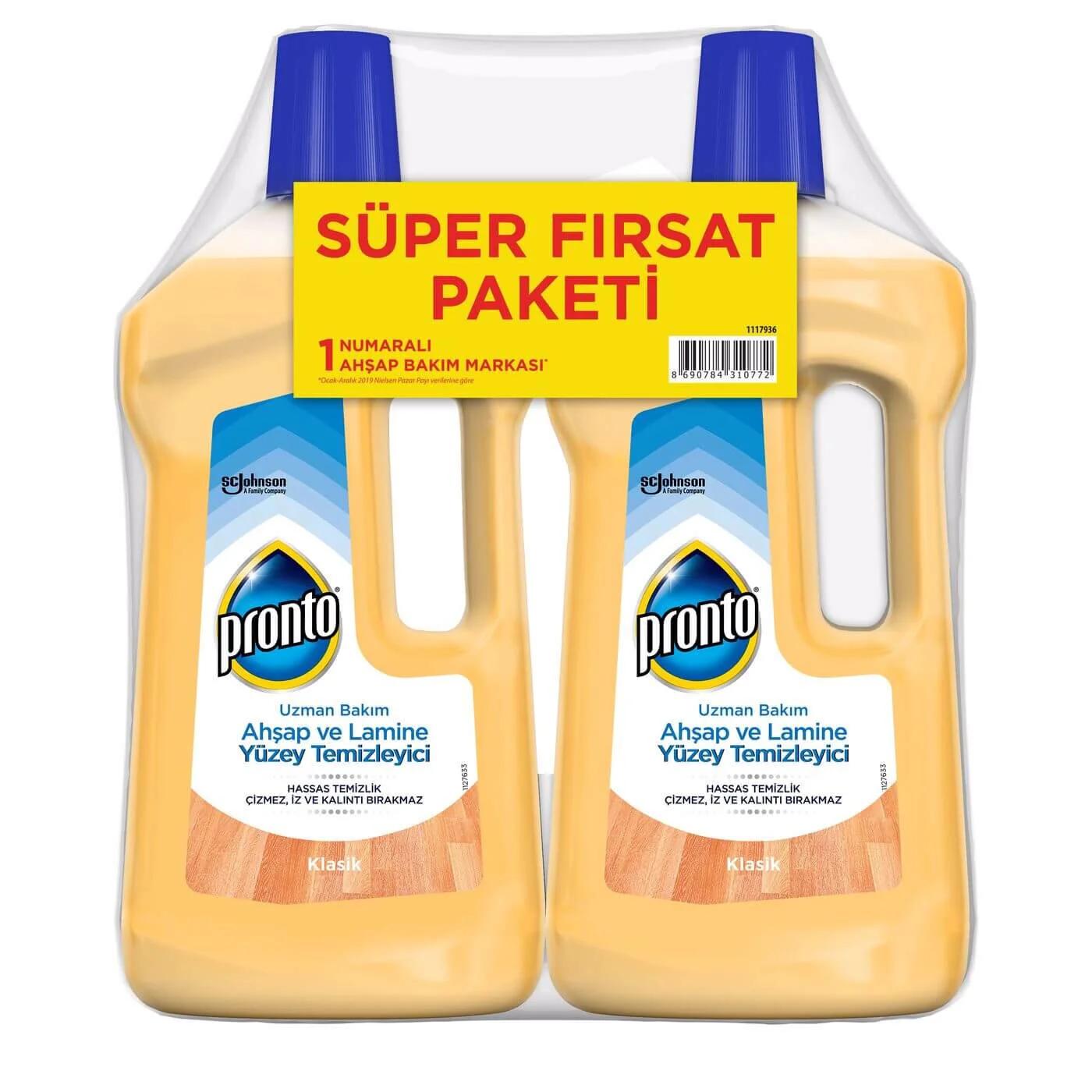 Pronto Orange Wood Cleaner for Shiny Surfaces 750ml