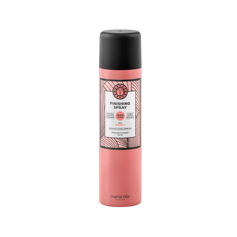 Maria Nila Finishing Spray: Strong Hold & Shine - Professional Hair Styling 400ml Maria Nila Hair Finishing Spray 400ml - Strong Hold & Shine hair finishing spray, hair styling spray, hold hair spray, professional hair spray, Maria Nila spray, hair spray 400ml, discount hair spray, finishing hair product, hair spray, styling spray, strong hold, shine, smoothness, large size, cost-effective, salon quality, hair styling, beauty, personal care, women's hair, discounted price, hair care, hair products, volume, 