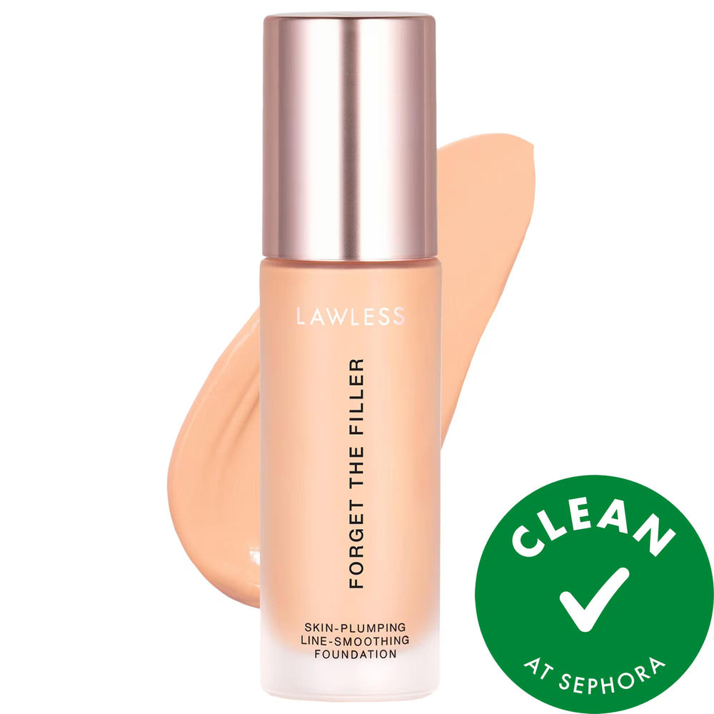Forget The Filler Skin-Plumping Foundation: Anti-Aging, Line Smoothing, Full Coverage, Vegan & Gluten-Free - Achieve a Natural, Flawless Finish! Forget The Filler Foundation: Anti-Aging, Full Coverage, Vegan full coverage foundation, anti-aging foundation, line smoothing foundation, skin plumping foundation, vegan foundation, gluten-free foundation, hyaluronic acid foundation, non-acnegenic foundation, natural finish foundation, long-lasting foundation, foundation, makeup, face makeup, full coverage, anti-a