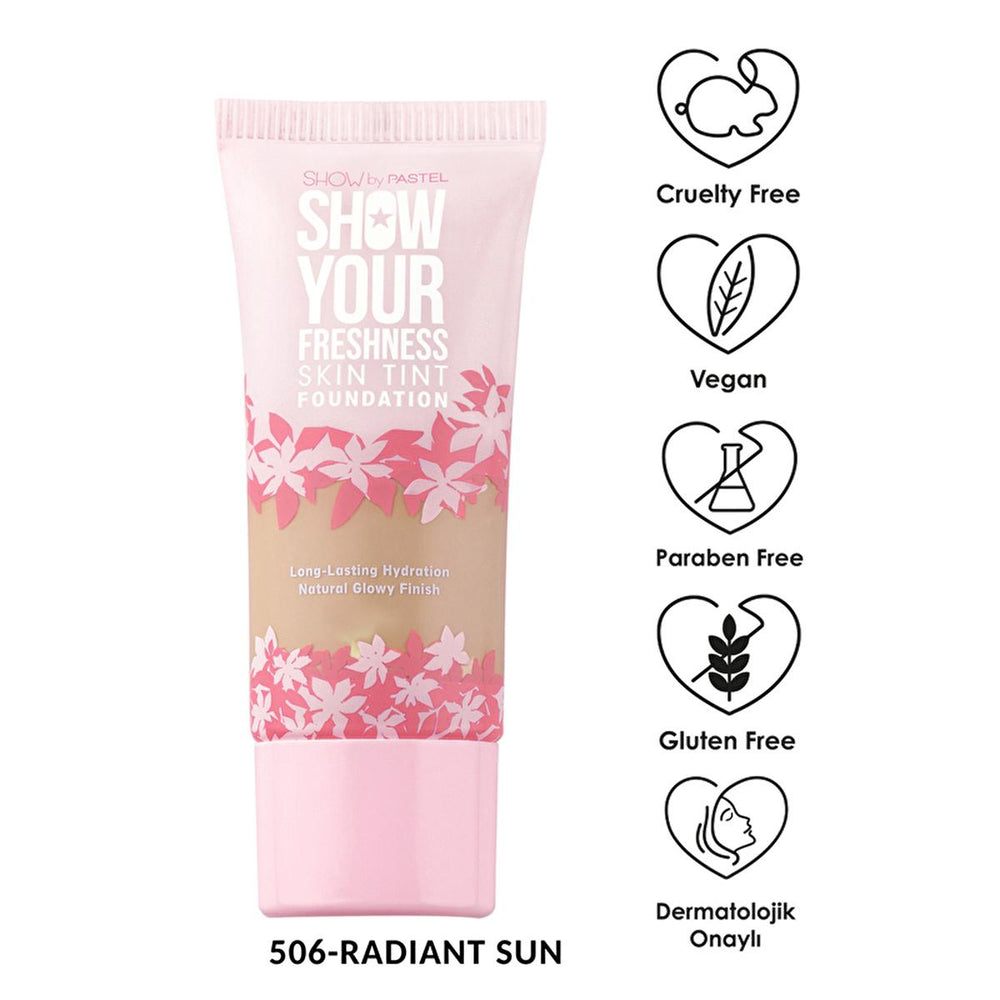 Show by Pastel Skin Tint Foundation - Natural Makeup, Cruelty-Free, 6 Shades - Raidant Sun - view 4