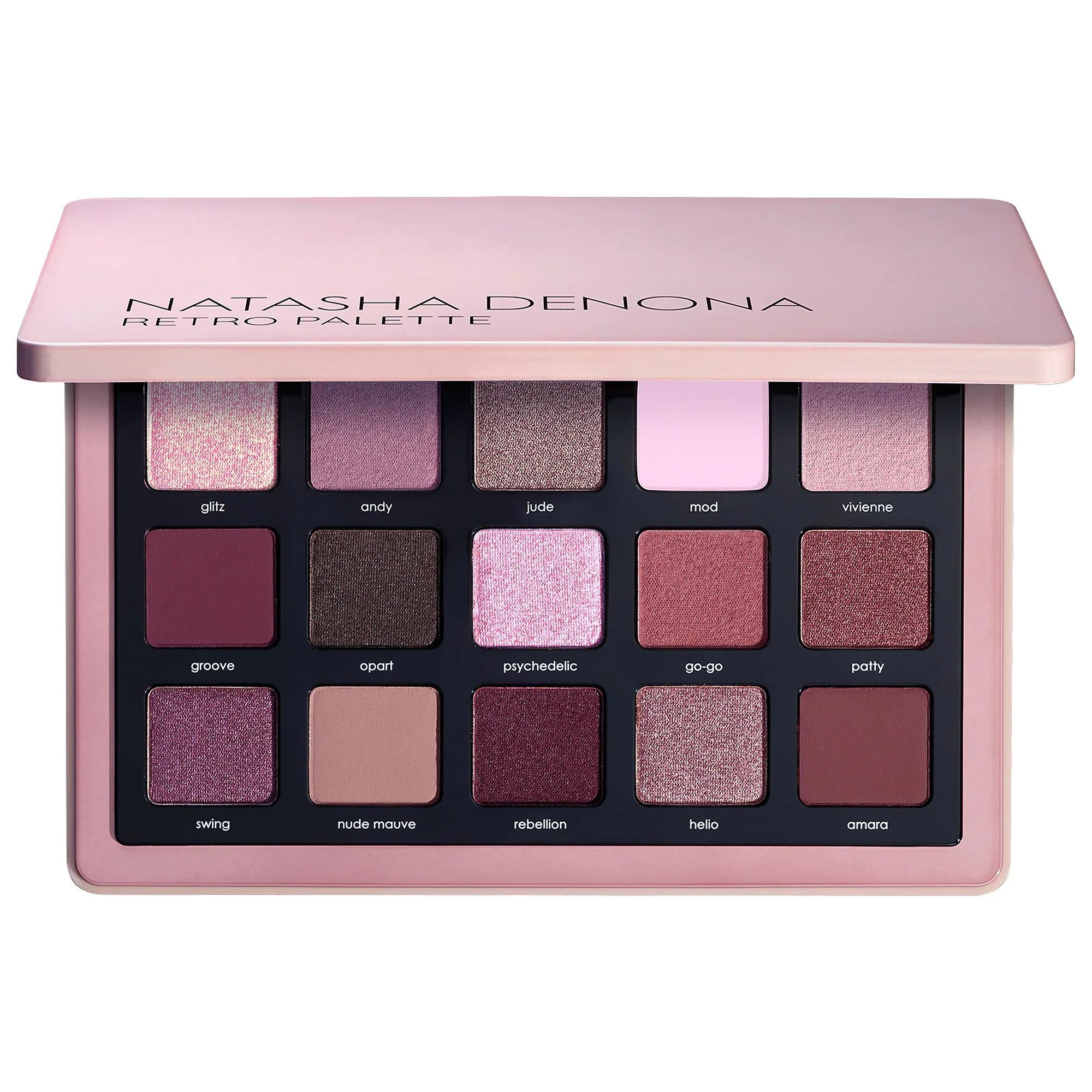 Natasha Denona Retro Eyeshadow Palette: 15 Romantic Burgundy, Mauve &amp; Pigmented Shades - Create Stunning Retro Looks - Cruelty-Free &amp; Recyclable Natasha Denona Retro Eyeshadow Palette: Romantic &amp; Pigmented eyeshadow palette, retro eyeshadow, burgundy eyeshadow palette, mauve eyeshadow palette, pigmented eyeshadow, cruelty-free eyeshadow, Natasha Denona eyeshadow, long lasting eyeshadow, romantic eyeshadow look, recyclable eyeshadow palette, eyeshadow, makeup, eye makeup, eye palettes, romantic look, vintage