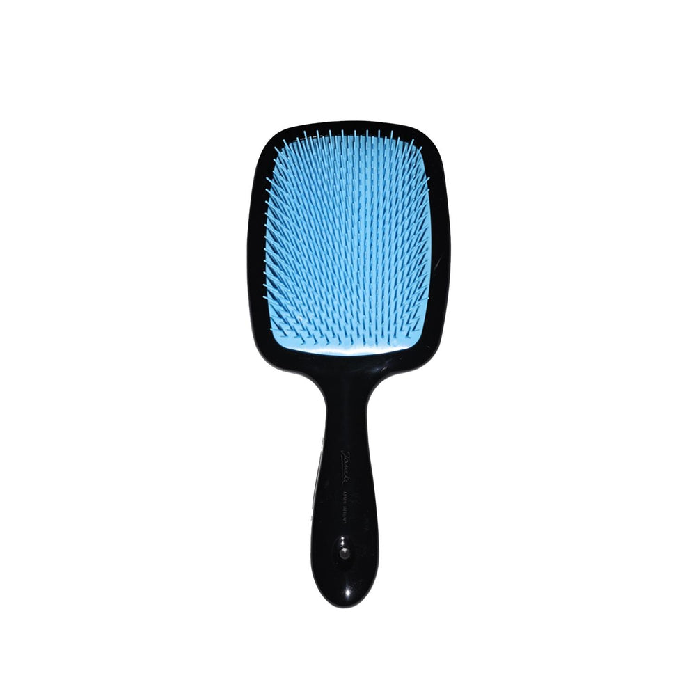 Janeke Ultra Tangler Hairbrush in Black & Blue