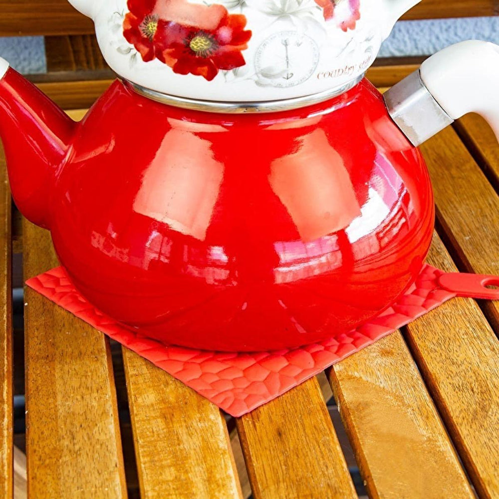 Decobella Silicone Trivet - Heat Resistant, Non-Slip, Compact Kitchen Accessory - view 2