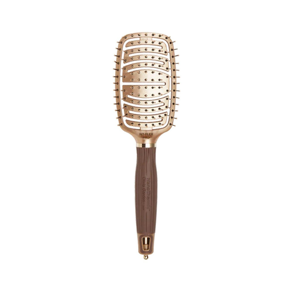 Olivia Garden NanoThermic FlexPro Thermal Hair Brush for Advanced Hair Styling and Management Olivia Garden NanoThermic FlexPro Hair Brush Hair Brush, Thermal Hair Brush, NanoThermic Hair Brush, Olivia Garden Hair Brush, FlexPro Hair Styling, Advanced Hair Styling, Hair Management, Ionic Hair Brush, Professional Hair Care Tools, Hair Styling Tools, NanoThermic Technology, FlexPro Design