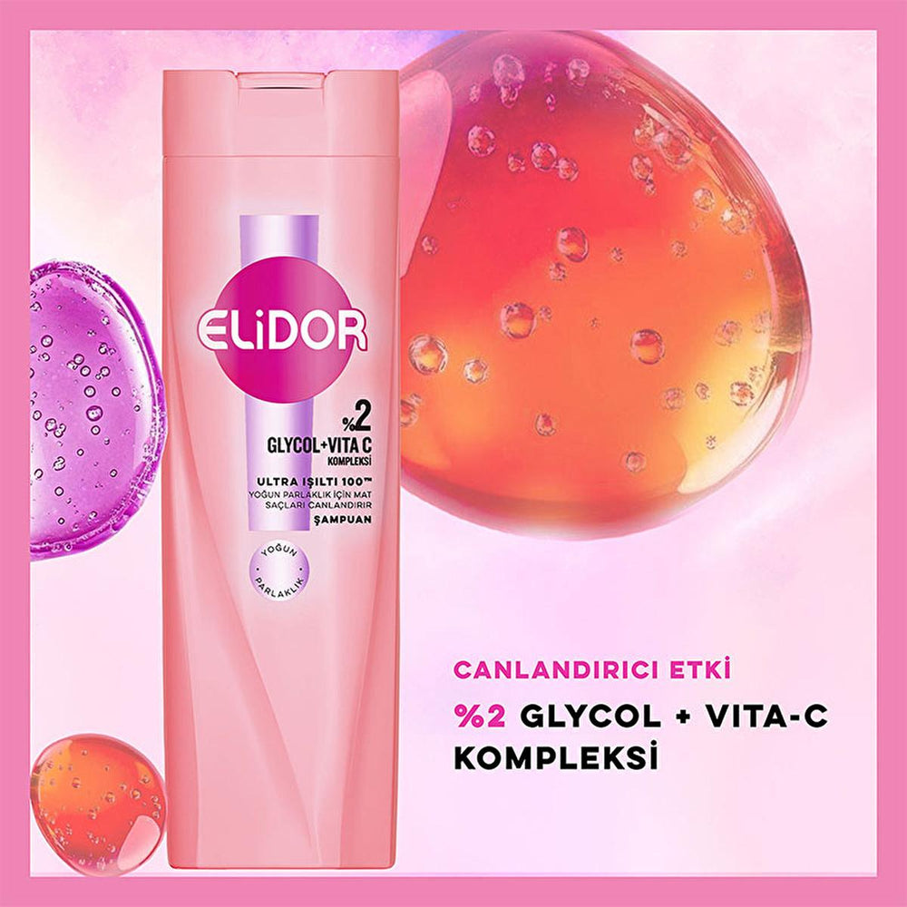 Elidor Ultra Shine Hair Care Shampoo - 100 Hours of 5x More Shine, Intensive Nourishment for Damaged Hair - view 5