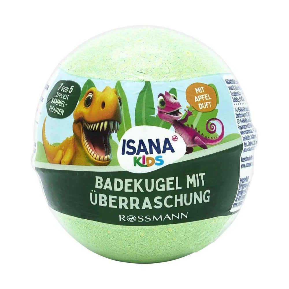 Isana Kids Dino Bath Bomb Fun Fizzy Bath Toy 1 Count