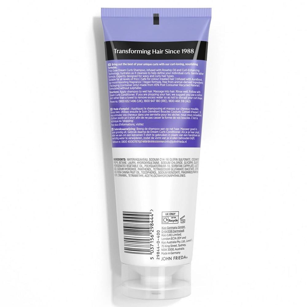 John Frieda Frizz Ease Dream Curls Shampoo for Defined Curls 250 ml