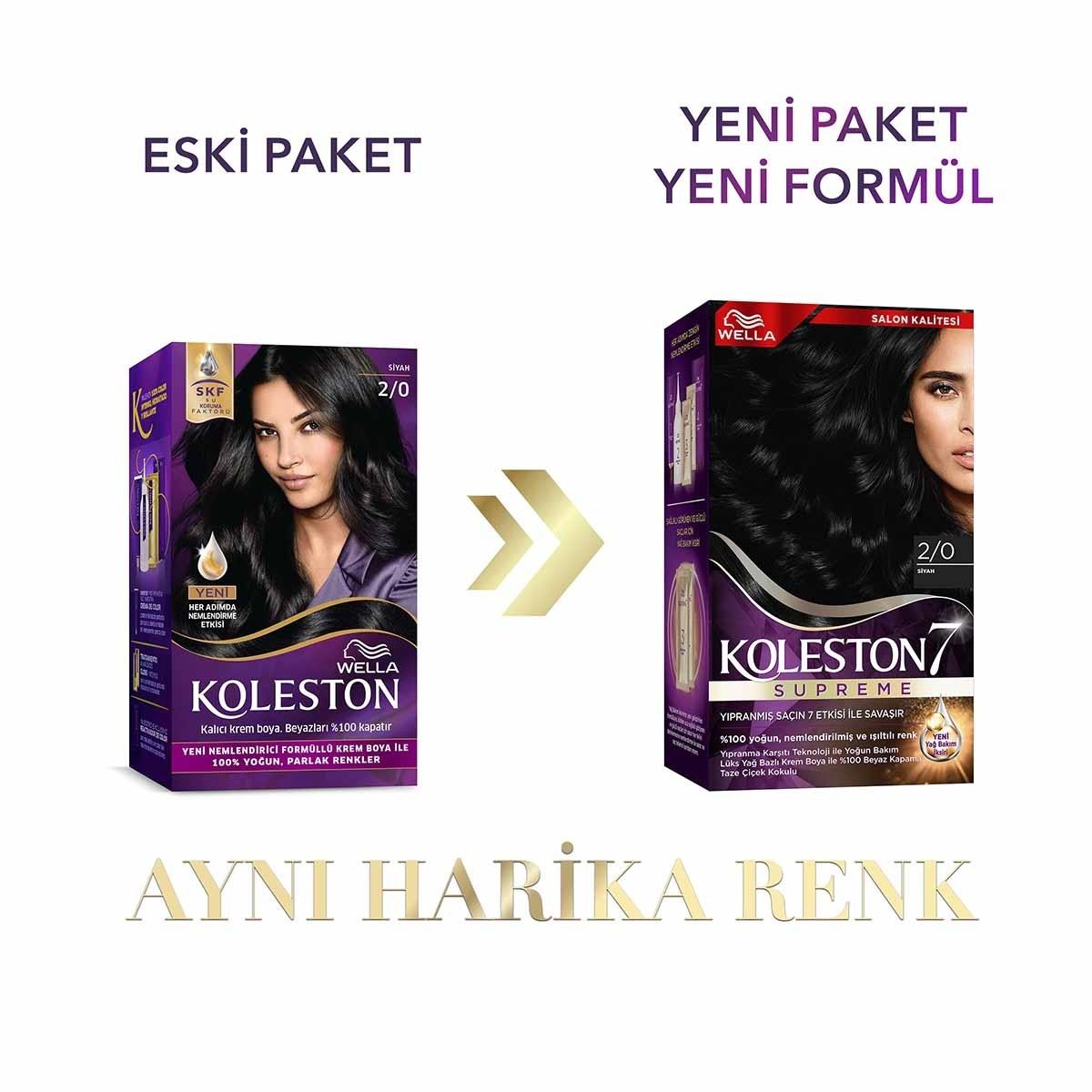 Wella Koleston Supreme Black Hair Dye: Intense Color, Gray Coverage &amp; Conditioning - Complete At-Home Hair Color Kit Wella Black Hair Dye: Intense Color &amp; Gray Coverage at Home hair dye, permanent hair color, at home hair color, black hair dye, hair color kit, gray hair coverage, hair coloring, hair dye with conditioner, hair color, hair dye for women, hair dye for men, black hair, dark hair dye, long lasting hair color, hair conditioning, hair treatment, color reactivator, oil treatment, plex oil care, at-
