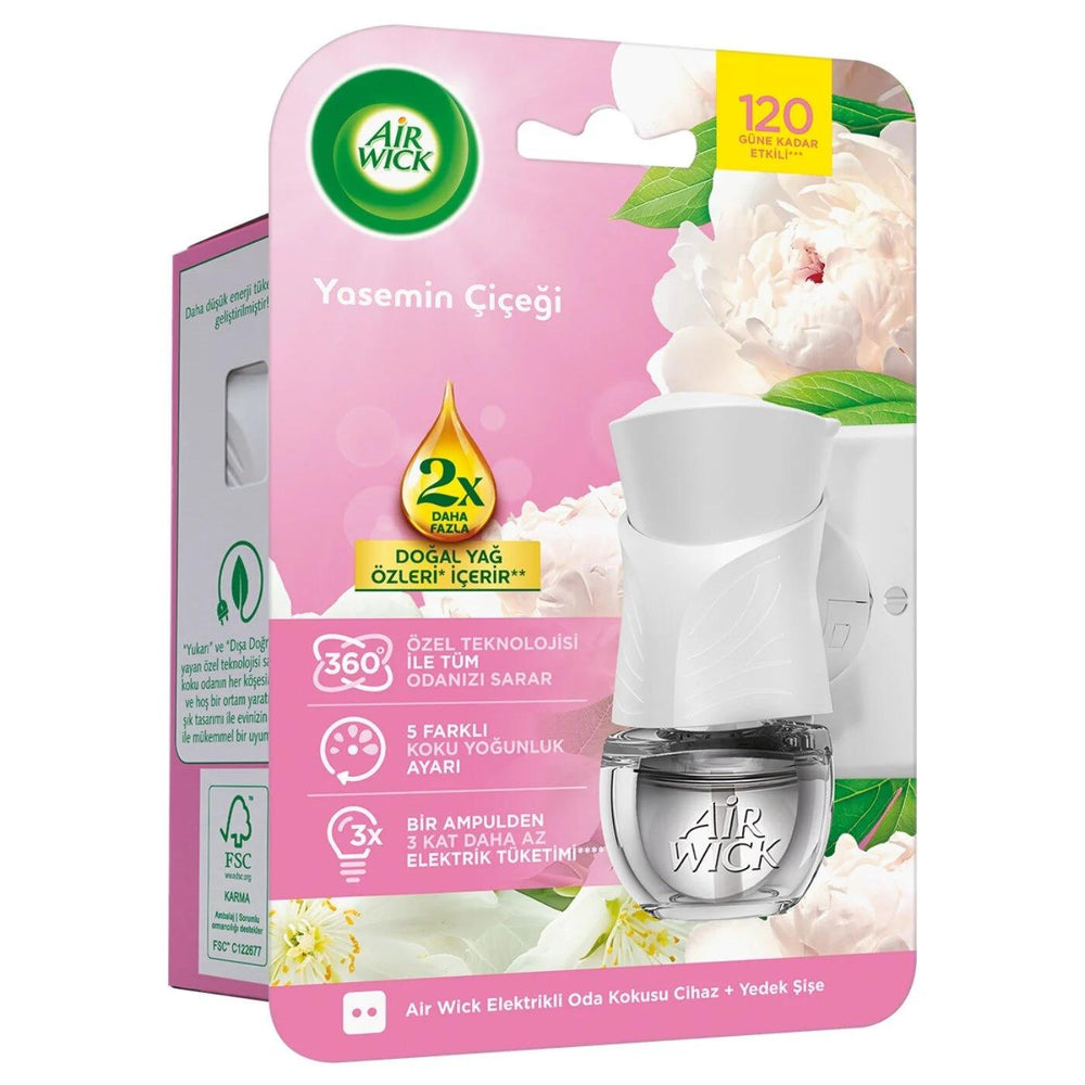 Air Wick Electric Scented Oil Kit Jasmine Flower 19 ml