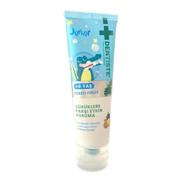 Dentiste Children's Toothpaste Mix Fruit Flavor for Kids 6+ Years - Postbiotic Technology & Fluoride for Stronger Teeth Dentiste Kids Toothpaste 6+ - Postbiotic & Fluoride children's toothpaste, postbiotic technology toothpaste, fluoride toothpaste for kids, mixed fruit flavor toothpaste, oral care for children aged 6+, kids oral health, tooth decay prevention, healthy gums, postbiotic technology, fluoride benefits