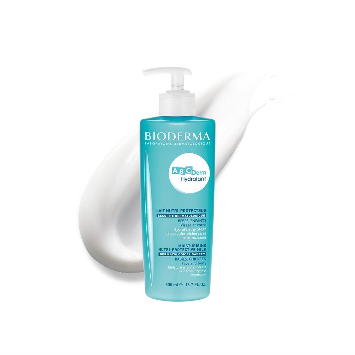 Bioderma Abcderm Hydratant 500ml - Hypoallergenic Baby Moisturizer, Fragrance-Free Skincare for Sensitive Skin - image 5