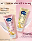 Vaseline Gluta-Hya Serum UV Protective Hydrating Body Lotion - Brightening, Non-Greasy Moisturizer with GlutaGlow Technology Vaseline Gluta-Hya Serum UV Body Lotion - Hydrating & Brightening Vaseline Gluta-Hya Serum, UV protective lotion, Hydrating body serum, Brightening skin care, Non-greasy moisturizer, GlutaGlow technology, Hyaluronic Acid, Pro-Retinol, UVA protection, UVB protection, Serum-effective moisturizer, Body lotion for dry skin, Skin brightening products, Moisturizer with sun protection, Daily