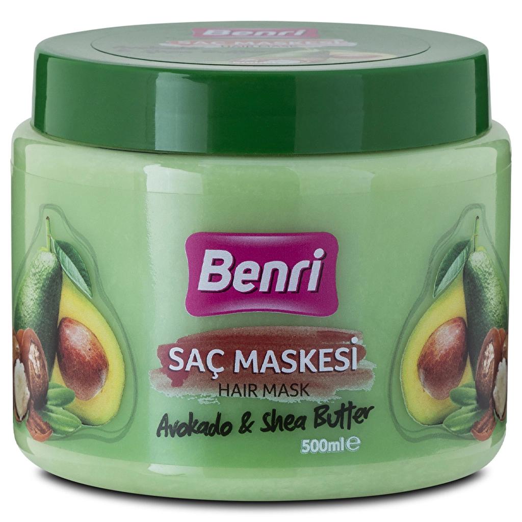 Benri Shea Butter &amp; Avocado Nourishing Hair Mask 500 ml
