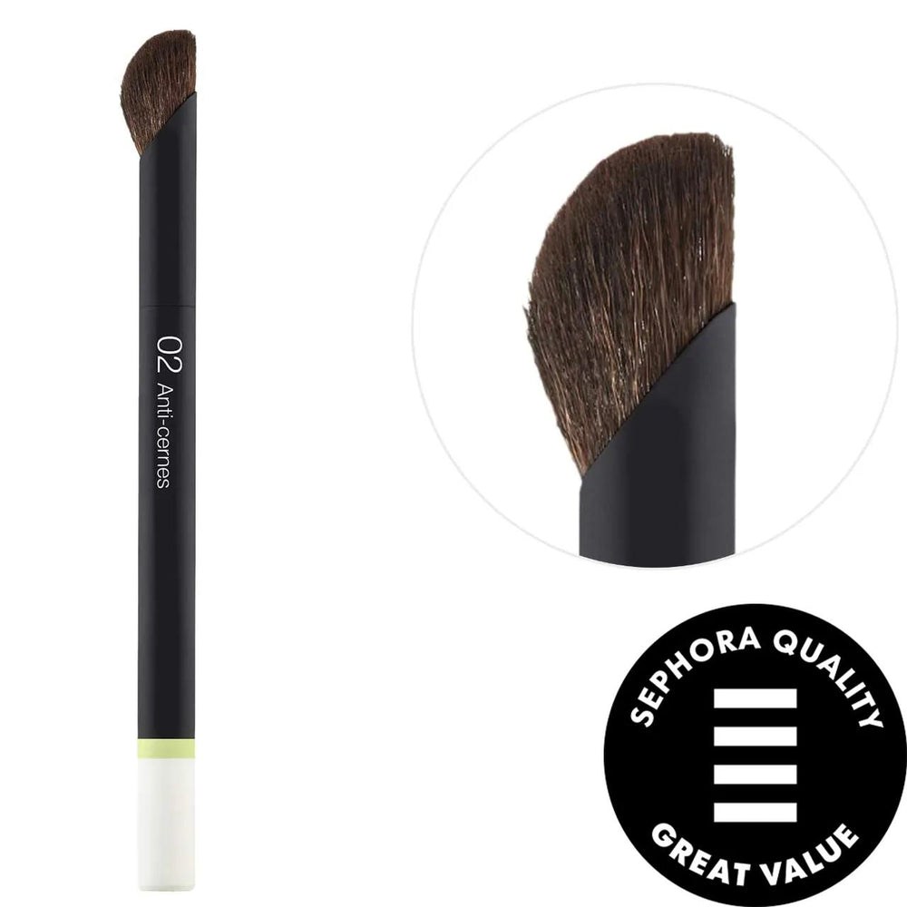 Sephora Collection: Angled Concealer Brush - Achieve Flawless, Buildable Coverage with Vegan & Eco-Friendly Synthetic Bristles Sephora Concealer Brush: Flawless Coverage, Vegan & Eco-Friendly concealer brush, angled concealer brush, synthetic concealer brush, vegan makeup brush, eco-friendly makeup brush, flawless concealer application, buildable concealer coverage, Sephora Collection brush, makeup brush, face brush, concealer, vegan brush, sustainable makeup, cruelty-free makeup, makeup enthusiasts, precis