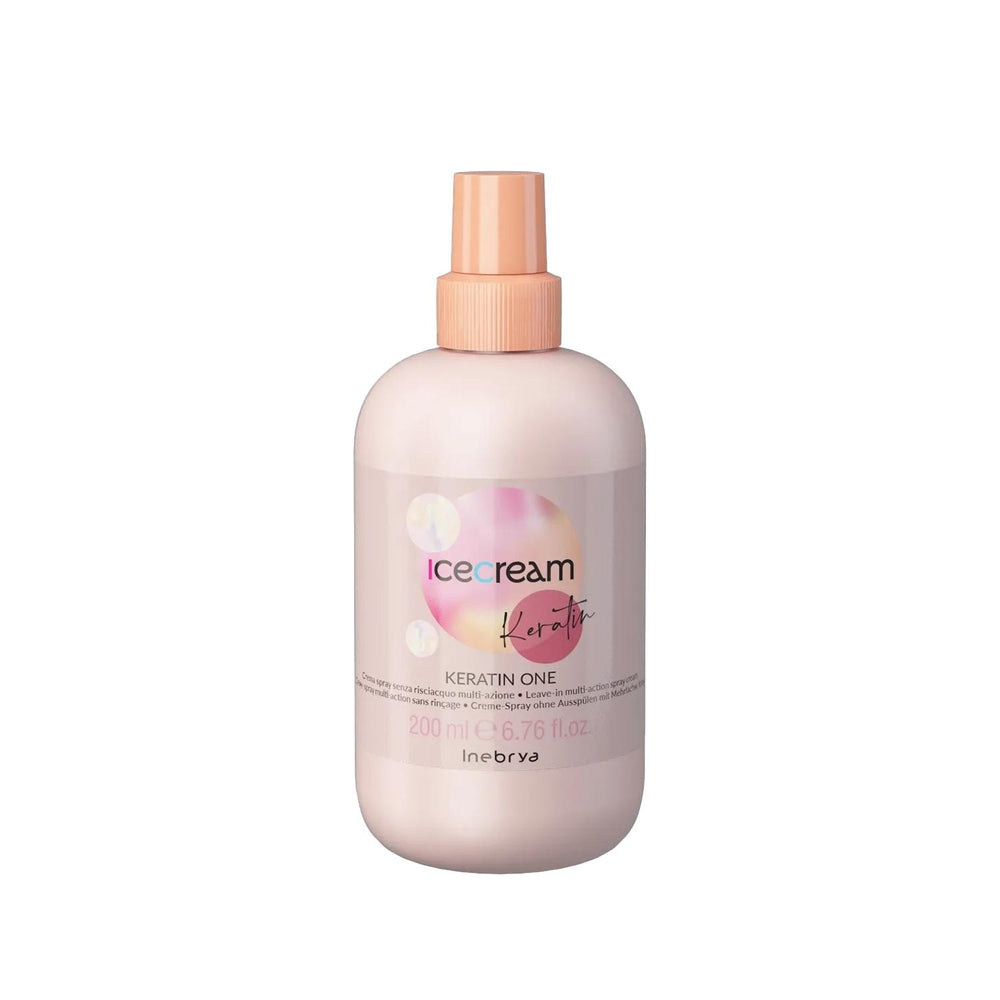 Inebrya Ice Cream Keratin One Spray Cream Restructuring 200 ml
