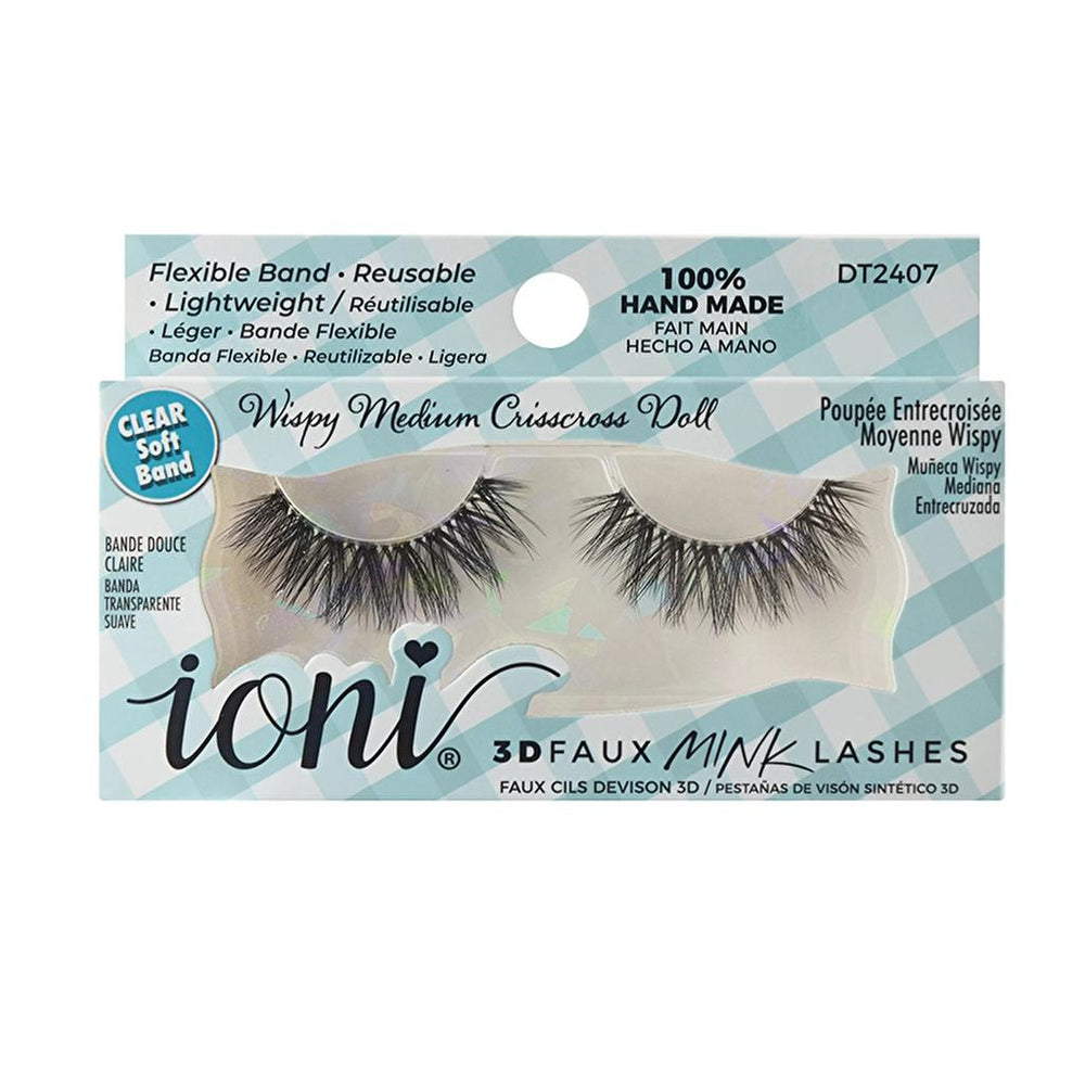 IONI 3D Wispy Crisscross Doll False Eyelashes