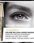 Loreal Paris Volume Million Lashes Extra Black Mascara for Voluminous, Lengthened Lashes - Long-Lasting, Easy - view 3