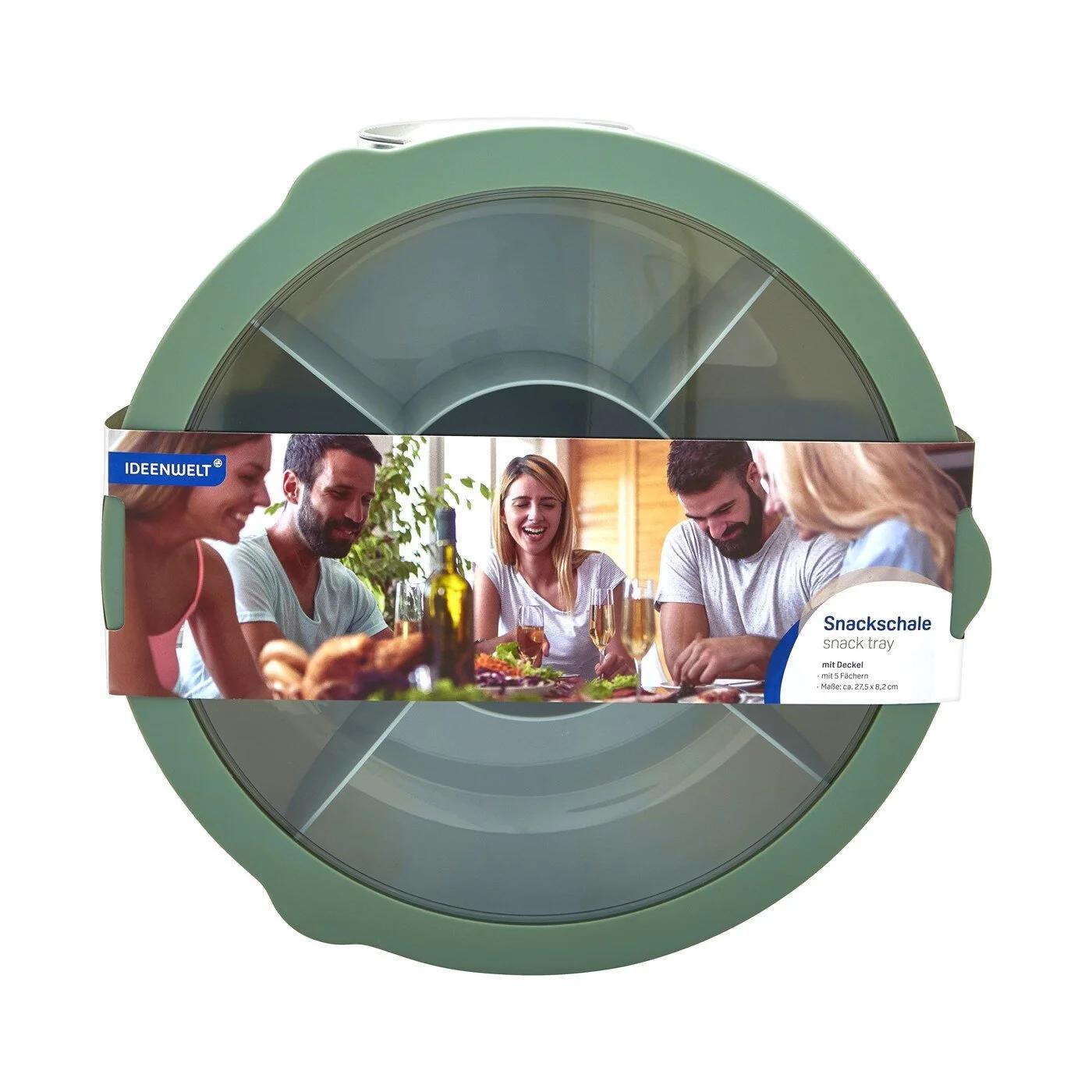 Ideenwelt 5-Compartment Snack Box for Easy Portioning