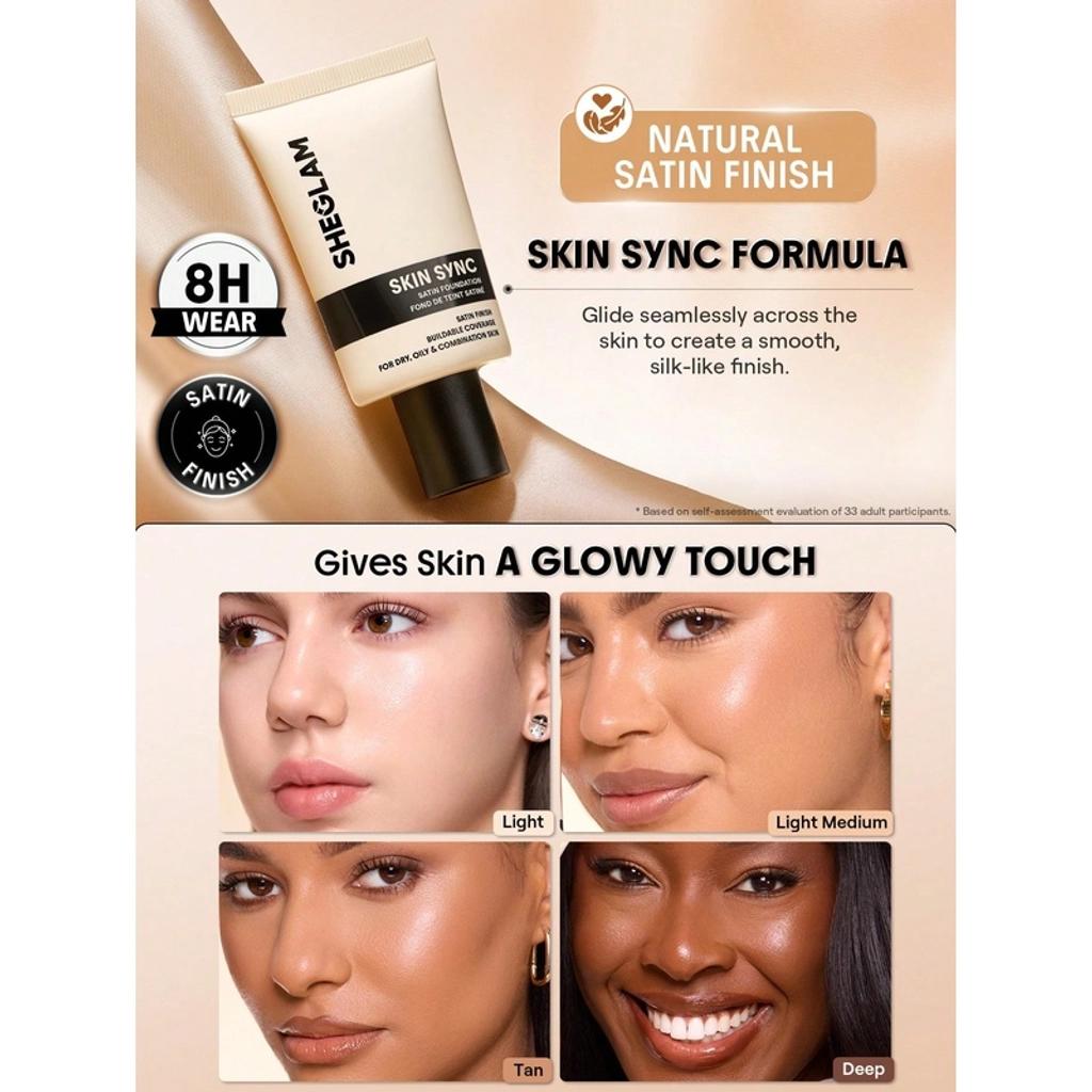 Sheglam Tube Foundation Smooth Liquid Makeup in Nude