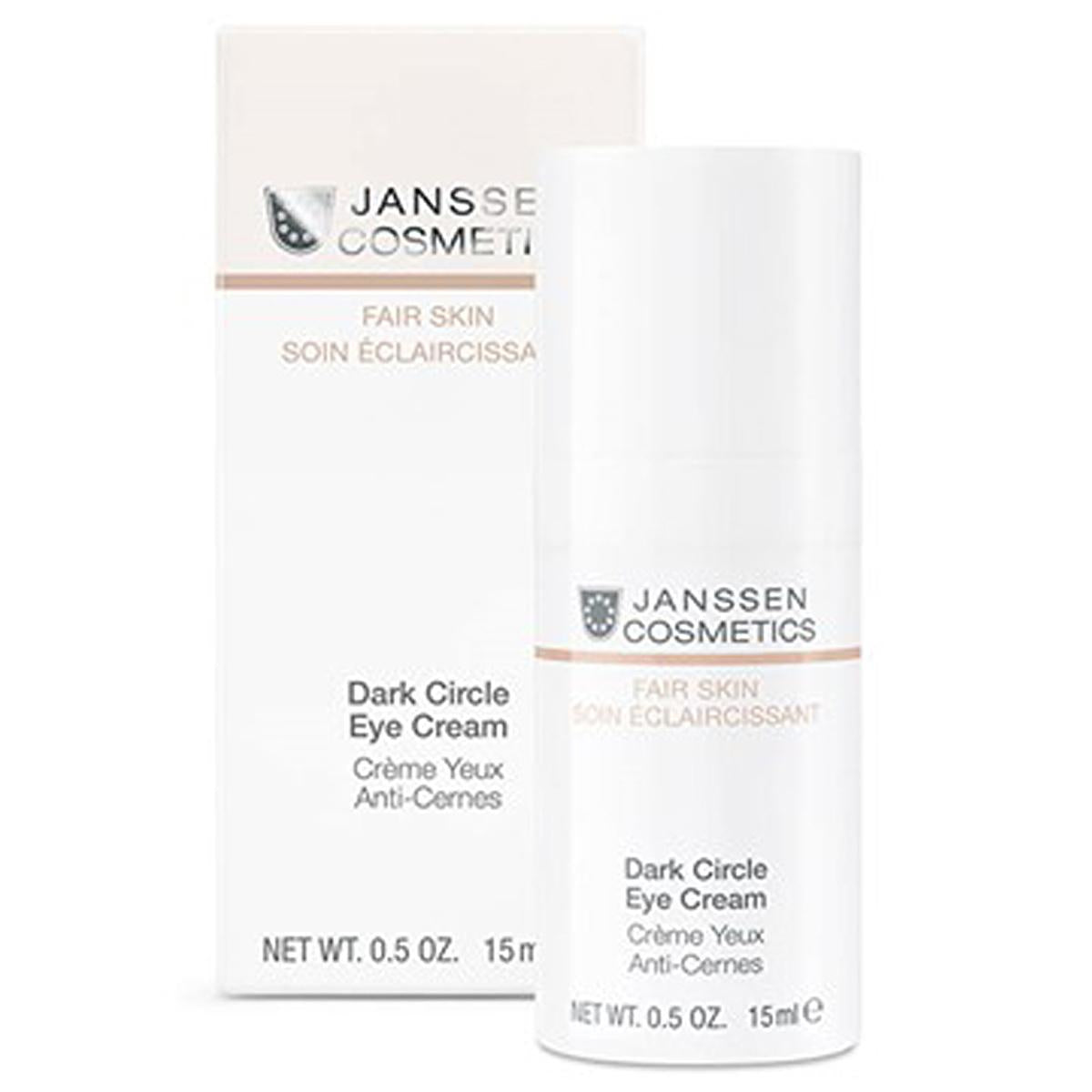 janssen cosmetics dark circle reducing eye cream 15ml, close-up of eye cream texture, packaging of janssen cosmetics eye cream Janssen Cosmetics Dark Circle Reducing Eye Cream - 15 ml Janssen Cosmetics Dark Circle Reducing Eye Cream | 15ml janssen-cosmetics, eye-cream, dark-circles, skincare, hydrating-eye-cream, wrinkle-reduction, anti-aging, beauty, eco-friendly, ai-generated