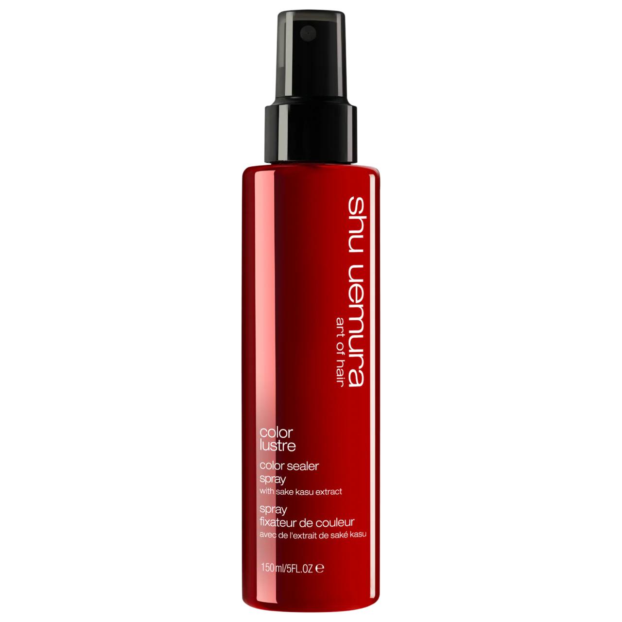 Shu Uemura Color Lustre Multi-Benefit Spray for Color Treated Hair - Protects Color, Enhances Shine, Sulfate-Free Shu Uemura Color Lustre Spray - Protects Color-Treated Hair color-treated hair spray, hair color protection, anti-fading hair care, leave-in hair spray, sulfate-free hair products, Shu Uemura, color lustre, multi-benefit spray, hair care, color preservation, UV protection, sake kasu, niacinamide, sensitive scalp, hair health, shine enhancer, long-lasting color