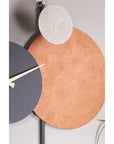 Muyika Handmade Metal Wall Clock - Silent Mechanism, Custom Painted, 18.90 x 17.32 inches - view 6