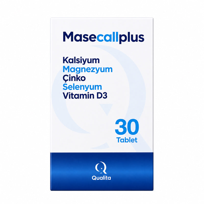 Qualita Masecallplus Calcium & Magnesium Daily Support 30 Tablets