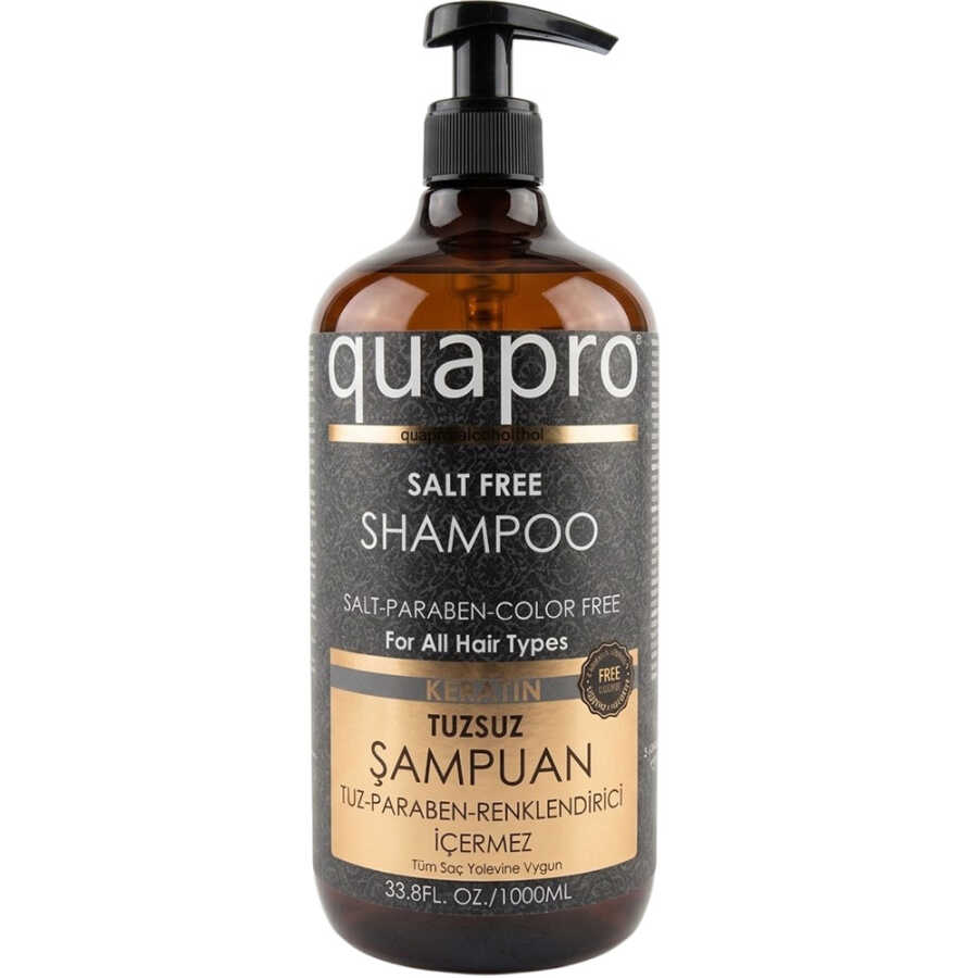Quapro Keratin Shampoo for Lasting Shine and Softness 1000 ml