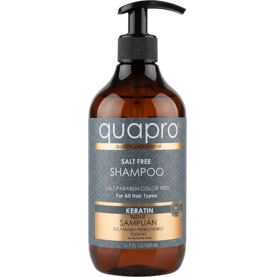 Quapro Keratin Shampoo for Radiant Shine and Softness 500ml