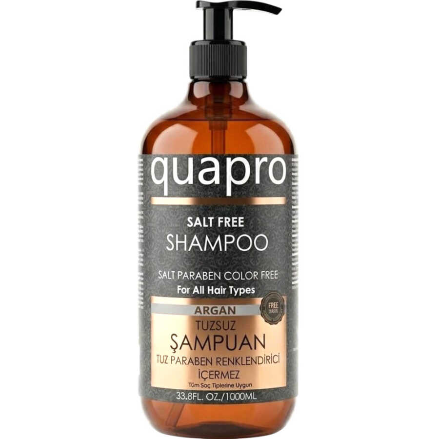 Quapro Salt-Free Argan Oil Shampoo for Shine and Softness 1000ml
