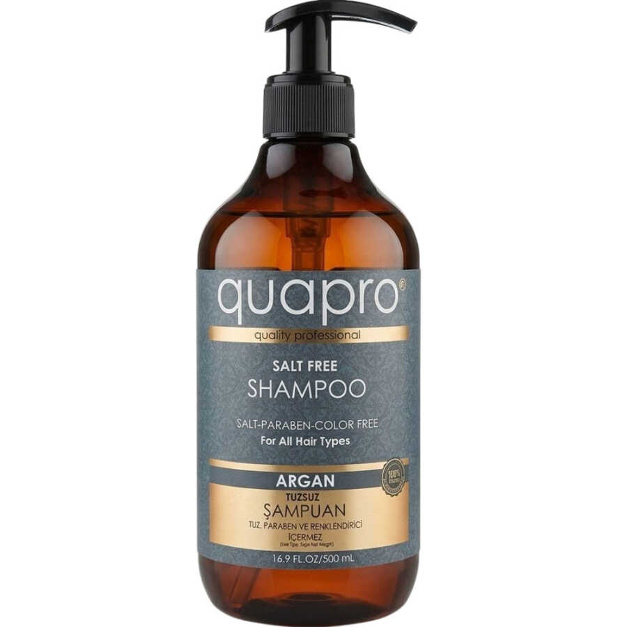 Quapro Argan Shampoo for Radiant Shine and Softness 500 ml