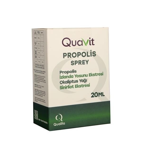 Qualita Ilac Quavit Propolis Spray for Throat Comfort 20ml