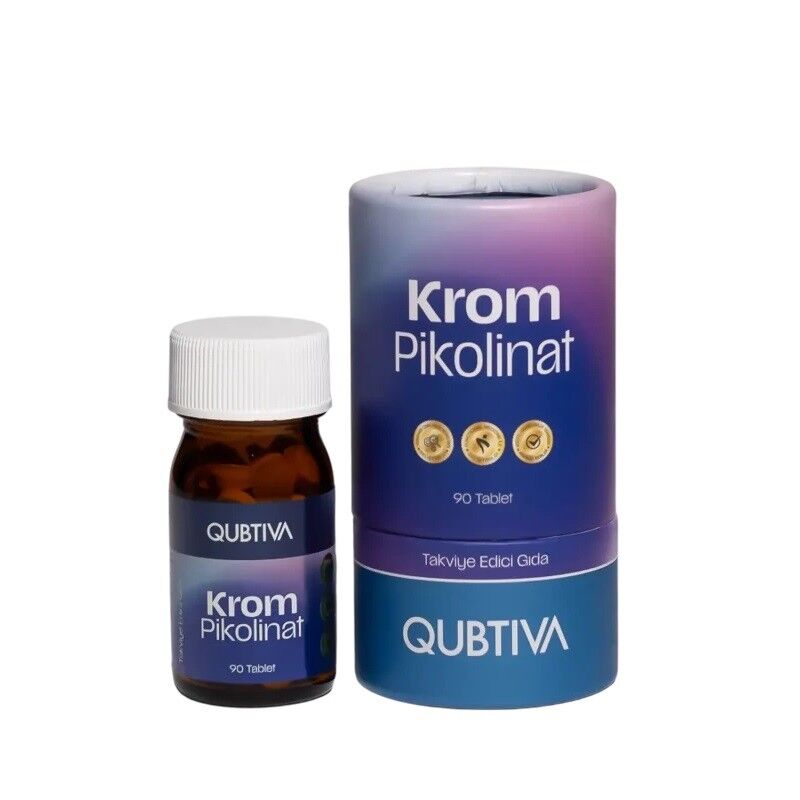 Qubtiva Chromium Picolinate Essential Mineral Supplement 90 Tablets