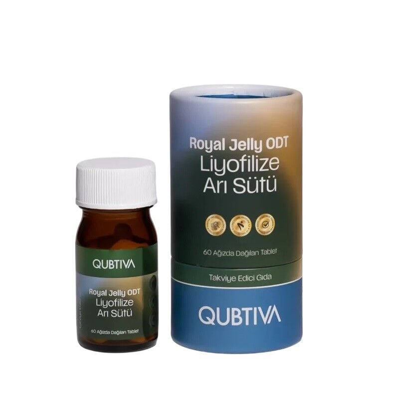 Qubtiva Royal Jelly Lyophilized Bee Milk Supplement 60 Tablets