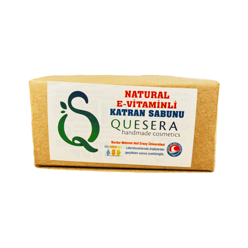 Quesera Natural Pine Tar Soap with Vitamin E 80g