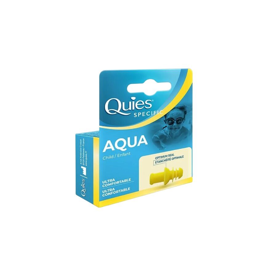 Quies Specific Aqua Waterproof Swimming Earplugs for Kids